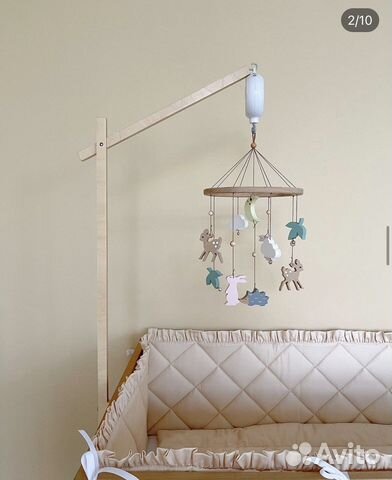 Мобиль детский деревянный