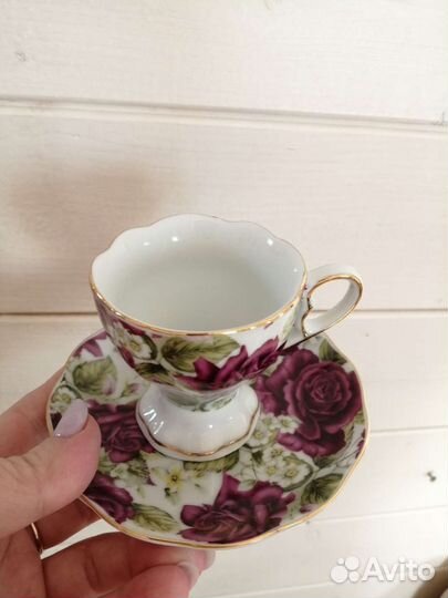 Чешский фарфоровый кофейный сервиз новый