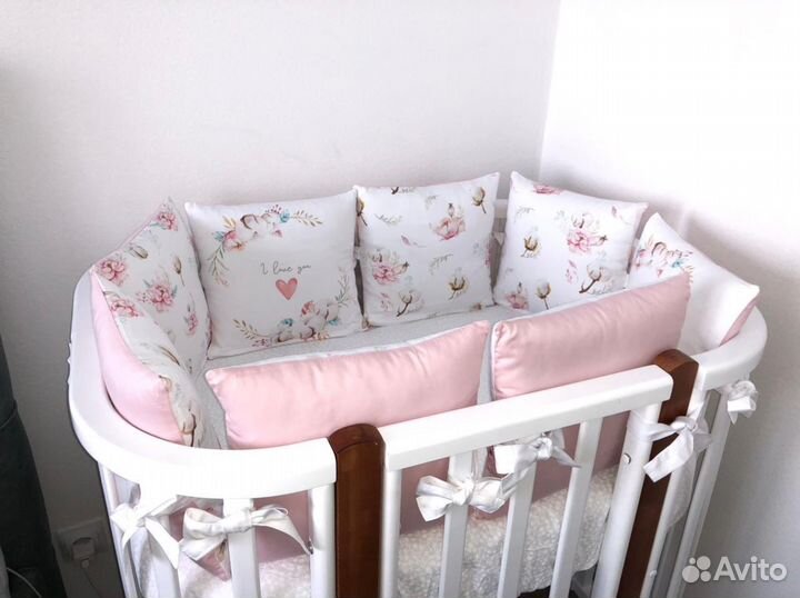 Бортики в детскую кроватку