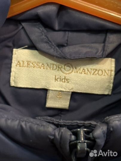Пуховик для девочки Allesandro Manzoni