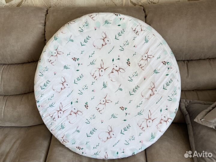 Матрас детский круглый 75*75