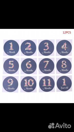 Наклейки по месяцам