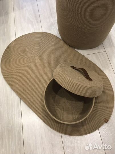 Коврик корзина для хранения бельевая