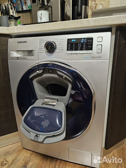 Стиральная машина с сушкой samsung eco bubble 8/6