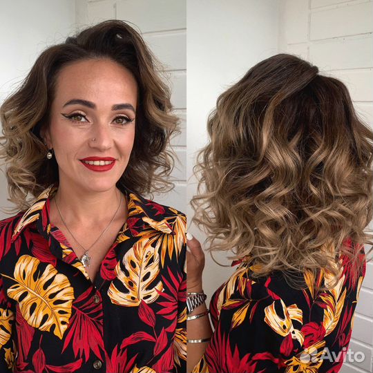 Макияж Локоны Афрокудри