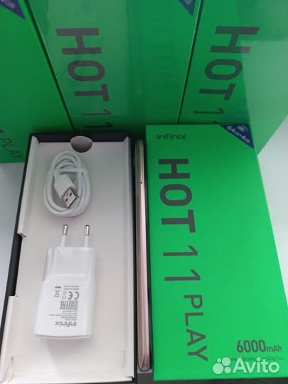 Телефон infinix hot 11 play 4/64 новый