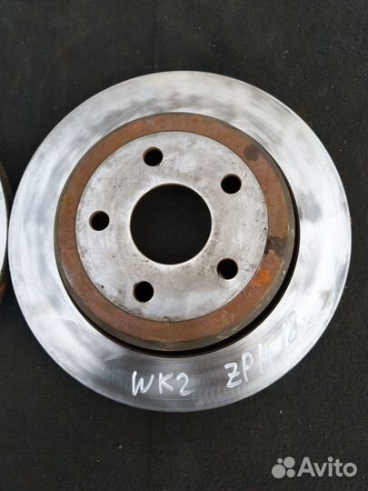 Задние диски + колодки Grand Cherokee WK2