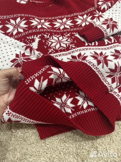 Свитер новогодний family lok