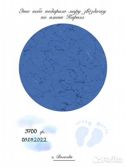 Карта звездного неба