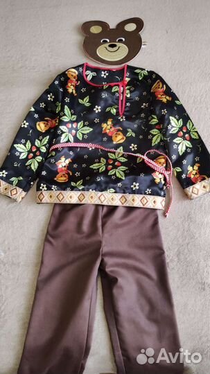 Новогодний костюм мишка 104