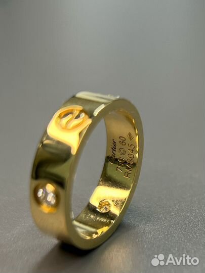 Кольцо Cartier Love обручальное золото
