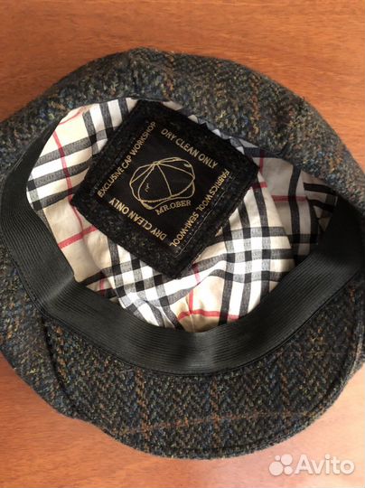 Кепка-восьмиклинка твид