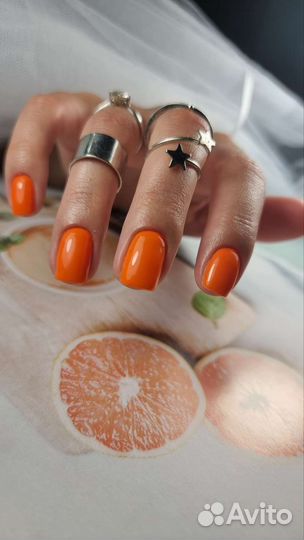 Маникюр с покрытием гель-лак, наращивание, брови