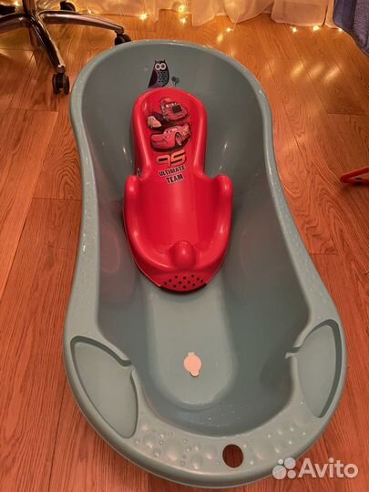 Ванна детская + сидение для купания