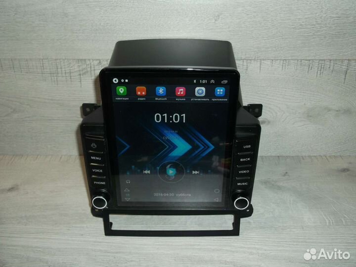 Магнитола Chevrolet Captiva Android в стиле Тесла