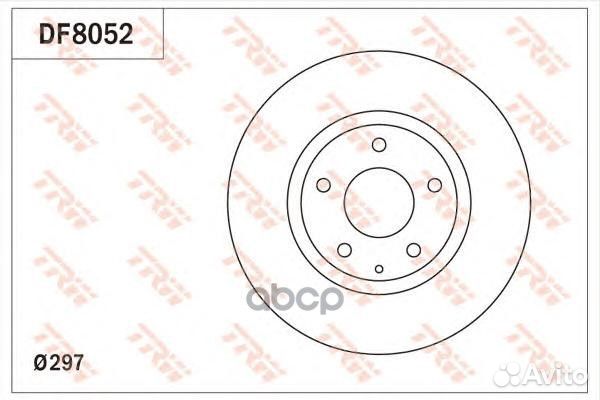 Диск торм mazda 6 2012 CX-5 2011 df8052 TRW