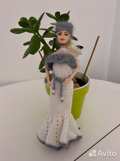 Вязаная одежда для барби