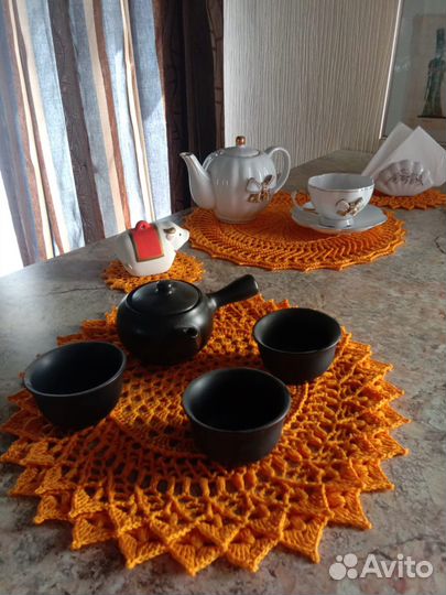 Сервировочный набор. Ручная работа