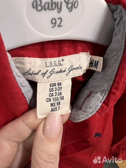 Рубашка hm 98