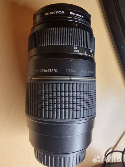 Объектив Tamron AF 70-300mm 1:4-5.6 tele-macro
