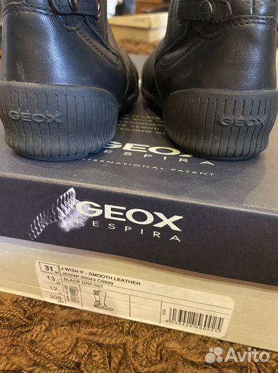 Сапоги детские Geox (Италия) из натуральной кожи