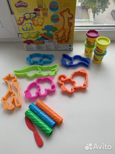 Игровой набор Play-Doh животные сафари