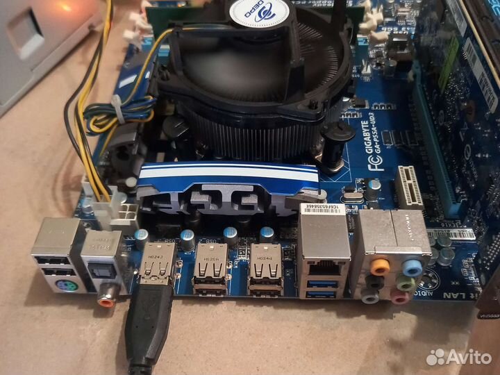 Материнская плата 1156 Gygabyte GA- P55A-UD3