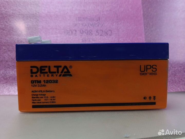 Новая Аккумуляторная батарея Delta DTM 12032