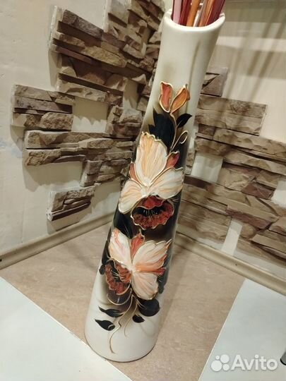 Напольная ваза с наполнением