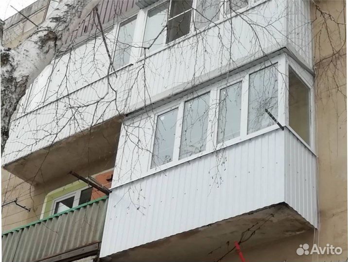 Остекление балконов и лоджий, отделка балкона