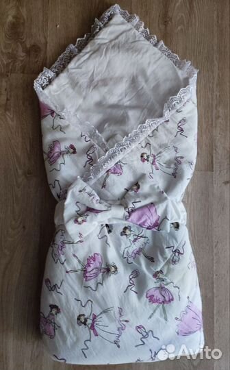 Одеяло на выписку уголок