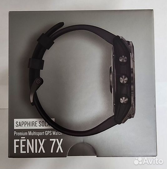 Garmin Fenix 7X Sapphire Solar Titanium Black