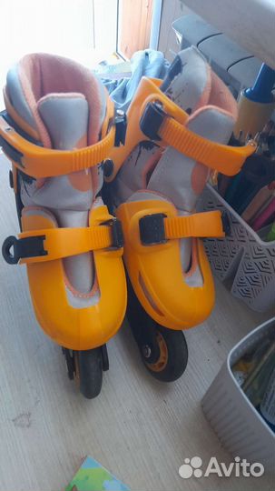 Роликовые коньки детские раздвижные