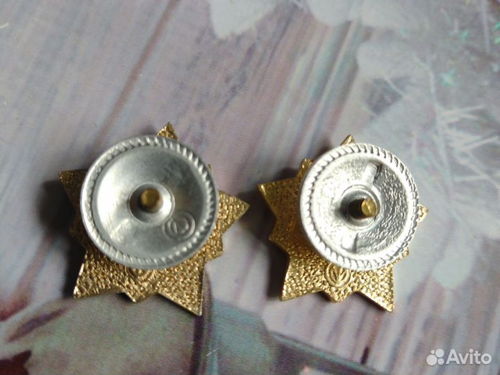 Значки СССР воин спортсмен 1 и 2 ст.цена за оба