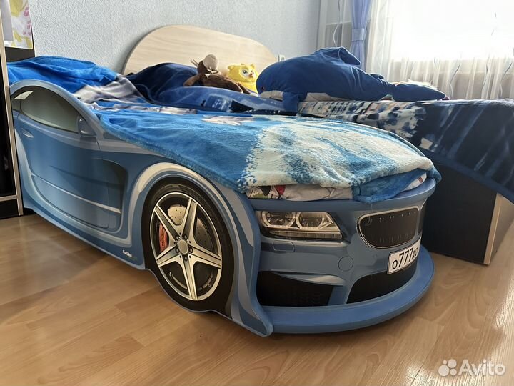 Детская кровать автомобиль UNO BMW
