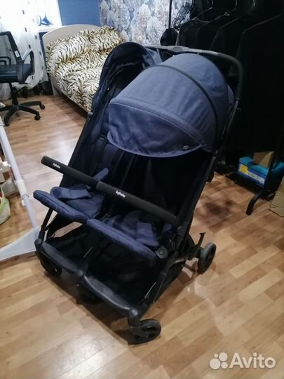 Прогулочная коляска для двойни бу