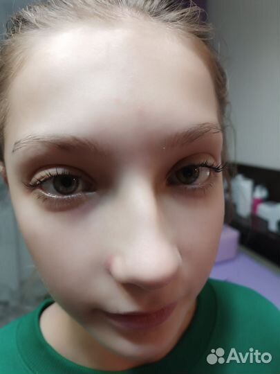 Наращивание ресниц, ламинирование бровей и ресниц