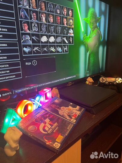 Sony playstation 4slim 500gb+2 диска