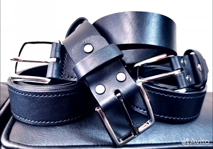 Мужской ремень ручной работы
