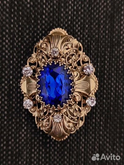 Брошь винтажная чехия