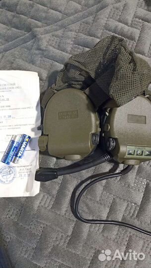 Активные наушники с гарнитурой гсш-01-01 6м2-1