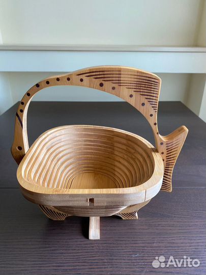 Ваза деревянная, складная