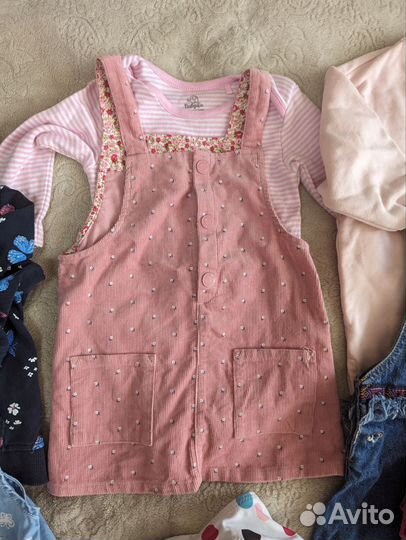 Вещи пакетом на девочку 80