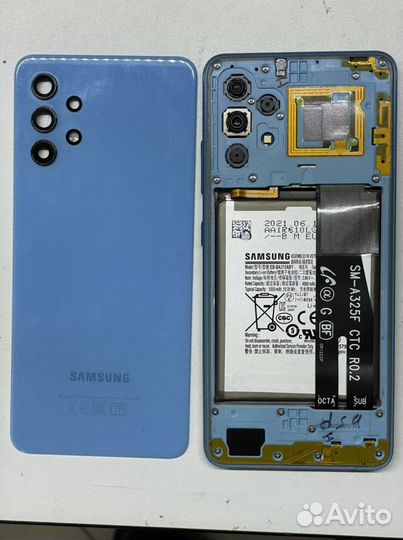 Телефон Samsung A32 A325 разбор