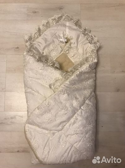 Конверт одеяло на выписку зима