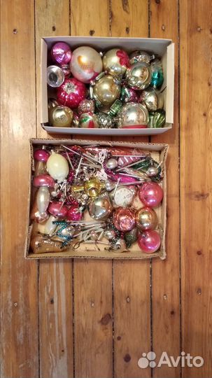 Старинные ёлочные игрушки