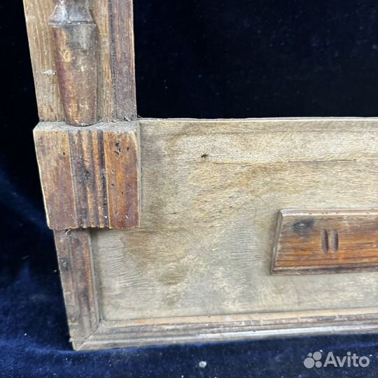 Старинная Рама для зеркала Резное деревянное Быт