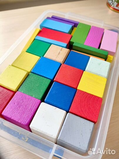 Кубики, плашки, деревянные кубики