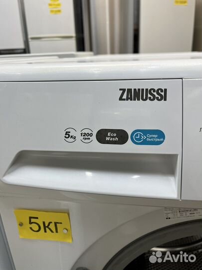 Стиральная машина zanussi 5кг