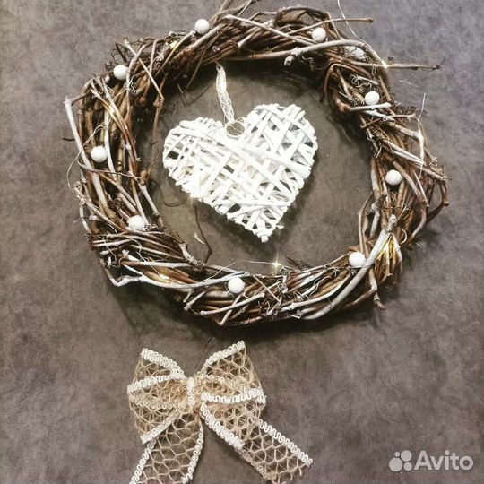 Венок интерьерный украшение для дома